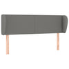 Stella Homewares Box Spring Bed with Mattress Dark Grey 153x203 cm Queen Size Fabric