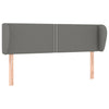 Stella Homewares Box Spring Bed with Mattress Dark Grey 153x203 cm Queen Size Fabric