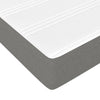 Stella Homewares Box Spring Bed with Mattress Dark Grey 153x203 cm Queen Size Fabric