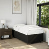 Stella Homewares Bed Frame without Mattress Black 90x190 cm Fabric