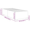 Stella Homewares Bed Frame without Mattress Black King Single Fabric