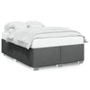 Stella Homewares Bed Frame without Mattress Dark Grey Double Fabric
