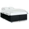 Stella Homewares Bed Frame without Mattress Black Queen Fabric