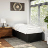 Stella Homewares Bed Frame without Mattress Black 90x190 cm Faux Leather