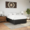 Stella Homewares Bed Frame without Mattress Black Queen Faux Leather
