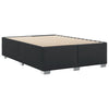 Stella Homewares Bed Frame without Mattress Black Double Faux Leather