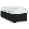 Stella Homewares Bed Frame without Mattress Black 90x190 cm Velvet