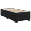 Stella Homewares Bed Frame without Mattress Black 90x190 cm Velvet