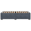 Stella Homewares Bed Frame without Mattress Dark Grey King Single Velvet
