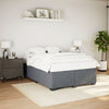 Stella Homewares Bed Frame without Mattress Dark Grey Double Velvet