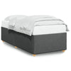 Stella Homewares Bed Frame without Mattress Dark Grey 90x190 cm Fabric