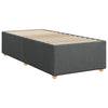 Stella Homewares Bed Frame without Mattress Dark Grey 90x190 cm Fabric