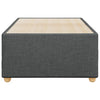 Stella Homewares Bed Frame without Mattress Dark Grey 90x190 cm Fabric