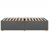 Stella Homewares Bed Frame without Mattress Dark Grey 90x190 cm Fabric