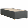 Stella Homewares Bed Frame without Mattress Dark Grey 90x190 cm Fabric