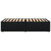 Stella Homewares Bed Frame without Mattress Black 90x190 cm Fabric