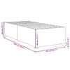 Stella Homewares Bed Frame without Mattress Dark Grey King Single Fabric