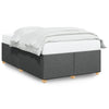 Stella Homewares Bed Frame without Mattress Dark Grey Double Fabric