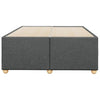 Stella Homewares Bed Frame without Mattress Dark Grey Double Fabric