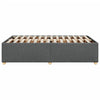 Stella Homewares Bed Frame without Mattress Dark Grey Double Fabric