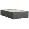 Stella Homewares Bed Frame without Mattress Dark Grey Double Fabric