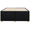 Stella Homewares Bed Frame without Mattress Black Double Fabric