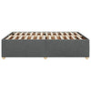 Stella Homewares Bed Frame without Mattress Dark Grey Queen Fabric