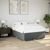 Stella Homewares Bed Frame without Mattress Dark Grey Queen Fabric