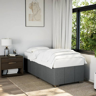 Stella Homewares Bed Frame without Mattress Dark Grey 90x190 cm Fabric