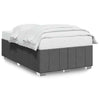 Stella Homewares Bed Frame without Mattress Dark Grey Double Fabric
