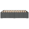 Stella Homewares Bed Frame without Mattress Dark Grey Double Fabric