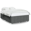 Stella Homewares Bed Frame without Mattress Dark Grey Queen Fabric