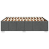 Stella Homewares Bed Frame without Mattress Dark Grey Queen Fabric