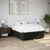 Stella Homewares Bed Frame without Mattress Black Queen Fabric