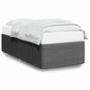 Stella Homewares Bed Frame without Mattress Dark Grey 90x190 cm Fabric