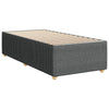 Stella Homewares Bed Frame without Mattress Dark Grey 90x190 cm Fabric
