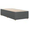 Stella Homewares Bed Frame without Mattress Dark Grey 90x190 cm Fabric