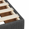 Stella Homewares Bed Frame without Mattress Dark Grey 90x190 cm Fabric