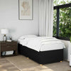 Stella Homewares Bed Frame without Mattress Black 90x190 cm Fabric