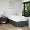 Stella Homewares Bed Frame without Mattress Dark Grey King Single Fabric