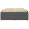 Stella Homewares Bed Frame without Mattress Dark Grey Double Fabric