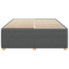Stella Homewares Bed Frame without Mattress Dark Grey Double Fabric