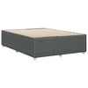 Stella Homewares Bed Frame without Mattress Dark Grey Double Fabric