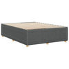 Stella Homewares Bed Frame without Mattress Dark Grey Double Fabric