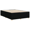 Stella Homewares Bed Frame without Mattress Black Double Fabric