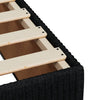 Stella Homewares Bed Frame without Mattress Black Double Fabric
