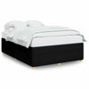 Stella Homewares Bed Frame without Mattress Black Queen Fabric