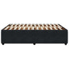 Stella Homewares Bed Frame without Mattress Black Double Velvet