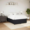 Stella Homewares Bed Frame without Mattress Black Double Velvet
