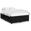 Stella Homewares Bed Frame without Mattress Black Queen Velvet